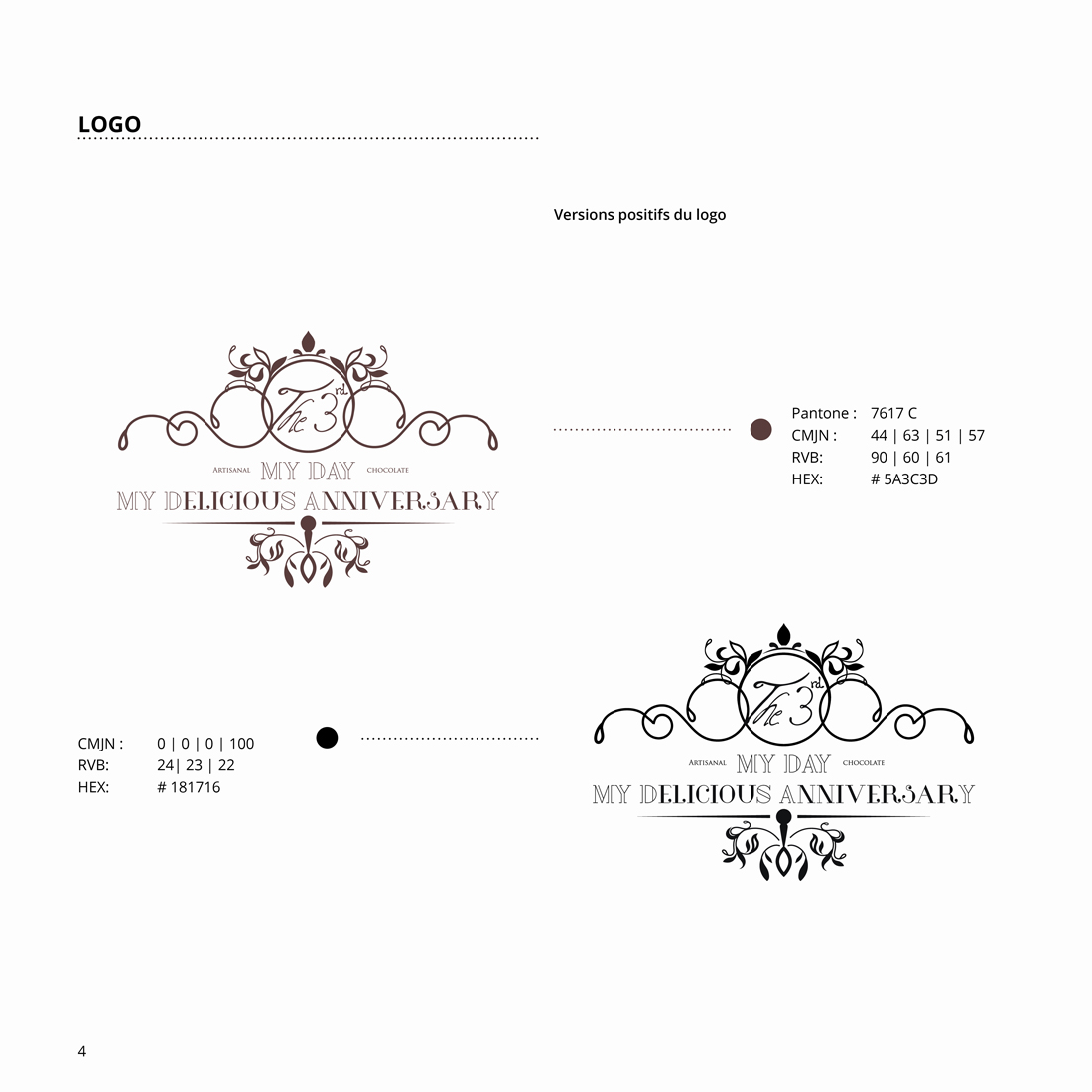 Versions positifs du logo My Day