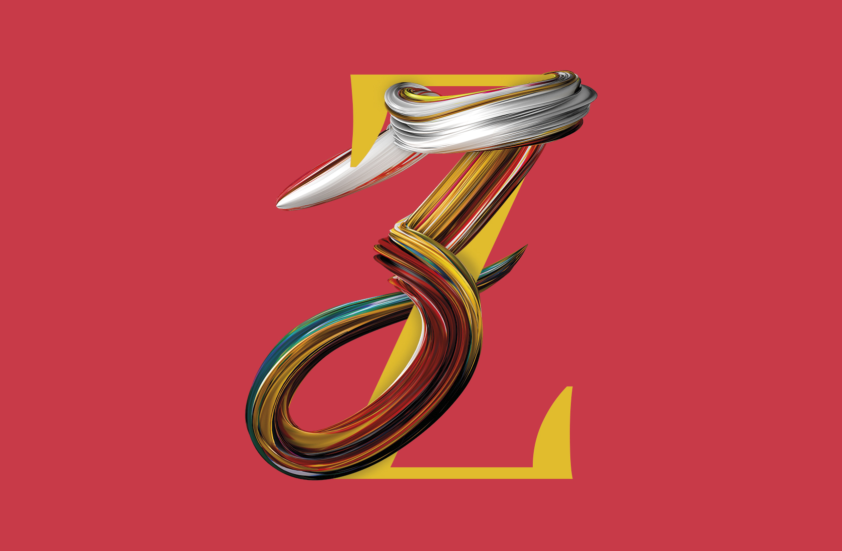 Composition typographique de la lettre Z